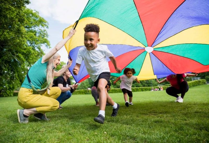 Playing Outdoor.